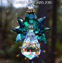  m/w Swarovski RARE Luck of the Irish Green Angel 