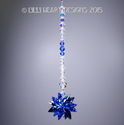 m/w Swarovski RARE Malibu Blue and Sapphire Star S