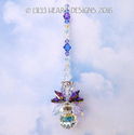  m/w Swarovski *Bermuda Blue* Angel Rare Color Sun