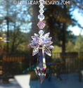 m/w Swarovski BIG 50mm ROSALINE PINK + AB Icicle S