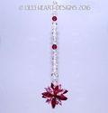 m/w Swarovski Mini SUPER STAR RED CLEAR Car Charm 