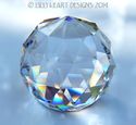 Rare Swarovski Crystal Burmuda Blue 30mm Faceted P