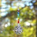 m/w Swarovski Crystal Mini Suncatcher Chakra Color