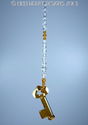 m/w Swarovski Crystal 50mm Copper Yoko Ono Key Sun