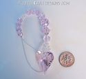 m/w Swarovski Rosaline Pink Wild Heart RARE Beads 