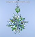 m/w Swarovski Clear + Rare AB Peridot SUPER STAR S