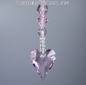 m/w Swarovski Rosaline Pink Wild Heart RARE Beads 