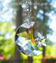 Fine Crystal 40mm Moon and Stars Sapphire Strand S