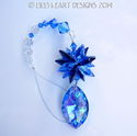 m/w Swarovski 38mm Sapphire AB Marquise Star Top S