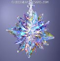 m/w Swarovski Rare Violet AB SUPER STAR Ornament S