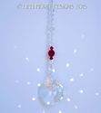 m/w Swarovski RARE 6208 Clear Sunburst Red Beads S