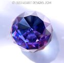 Rare Swarovski Crystal Burmuda Blue 30mm Faceted P