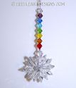 m/w Swarovski Crystal Mini Suncatcher Chakra Color