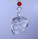 m/w Swarovski Grateful Dead Skull Suncatcher + Cha