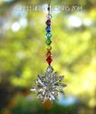 m/w Swarovski Crystal Mini Suncatcher Chakra Color