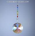 Starflower 45mm AB Sun Catcher m/w Swarovski Chakr