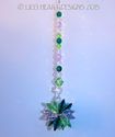 m/w Swarovski Crystal Emerald, Peridot and Pink Su