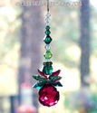 m/w Swarovski 20mm Lil Chubby RED CHRISTMAS ANGEL 