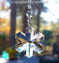 m/w Swarovski Crystal Clear LG Snowflake Ornament 