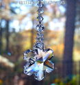 m/w Swarovski Crystal Clear LG Snowflake Ornament 