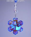 m/w Swarovski Crystal RARE BLUE AB Logo Snowflake 