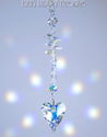 m/w Swarovski 27mm AB Wild Heart Sun Catcher with 