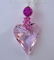 m/w Swarovski ROSALINE PINK Wild Heart + Fuschia S