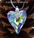 m/w Swarovski RARE AB PINK Wild Heart Necklace Sun