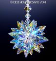 m/w Swarovski Aurora Borealis SUPER STAR Ornament 