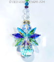  m/w Swarovski Rare Peacock Color AB Wings Angel S