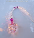 m/w Swarovski ROSALINE PINK Wild Heart + Fuschia S