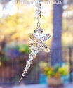 m/w Swarovski Crystal Aurora Borealis Dragonfly Su