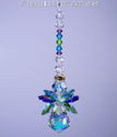  m/w Swarovski Rare Peacock Color AB Wings Angel S