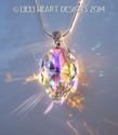 m/w Swarovski Crystal Necklace Rosaline Pink Marqu
