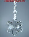 m/w Swarovski Crystal Clear LG Snowflake Ornament 
