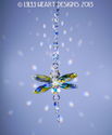 m/w Swarovski Crystal Aurora Borealis Dragonfly Su