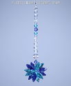 m/w Swarovski Crystal Rare Tanzanite + Aqua SunCat