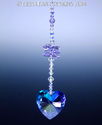 m/w Swarovski RARE AB 40mm Violet Heart Octagons S