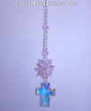 m/w Swarovski 40mm Cross AB Star Rosaline Pink Sun