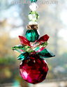 m/w Swarovski 20mm Lil Chubby RED CHRISTMAS ANGEL 