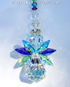  m/w Swarovski Rare Peacock Color AB Wings Angel S