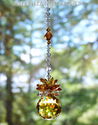 m/w Swarovski Crystal 30mm Sunny Topaz Pineapple S