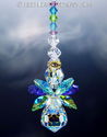 m/w Swarovski Rare Peacock Color AB Wings Angel S