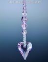 m/w Swarovski Rosaline Pink Wild Heart RARE Beads 
