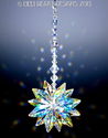 m/w Swarovski Crystal BIG AB 24mm Lily Octagon Sun