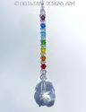 m/w Swarovski Grateful Dead Skull Suncatcher + Cha