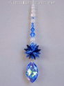 m/w Swarovski 38mm Sapphire AB Marquise Star Top S