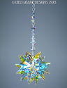 m/w Swarovski Crystal BIG AB 24mm Lily Octagon Sun