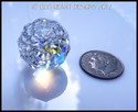 SWAROVSKI CRYSTAL 20mm MOZART AURORA BALL Rainbow 