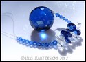 SWAROVSKI CRYSTAL SUNCATCHER 40mm DARK SAPPHIRE CO